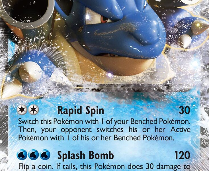 Blastoise-EX Pokemon Kaart