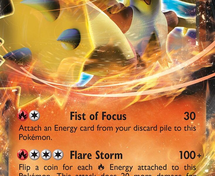 Blaziken-EX Pokemon Kaart