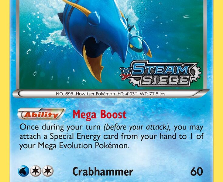 Clawitzer Pokemon Kaart