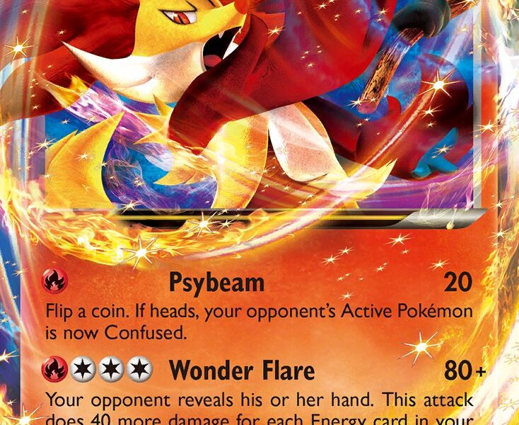 Delphox-EX Pokemon Kaart