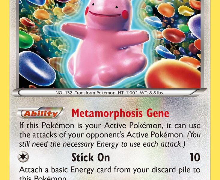 Ditto Pokemon Kaart