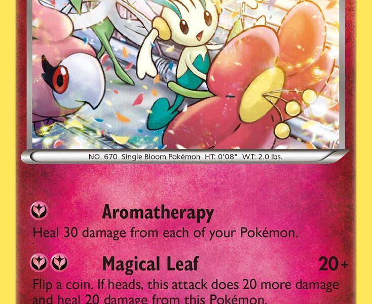 Floette Pokemon Kaart