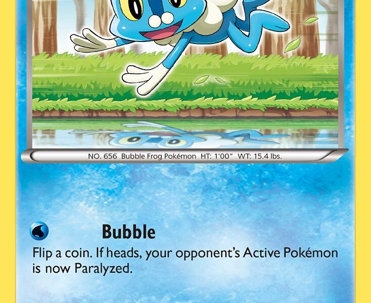 Froakie Pokemon Kaart