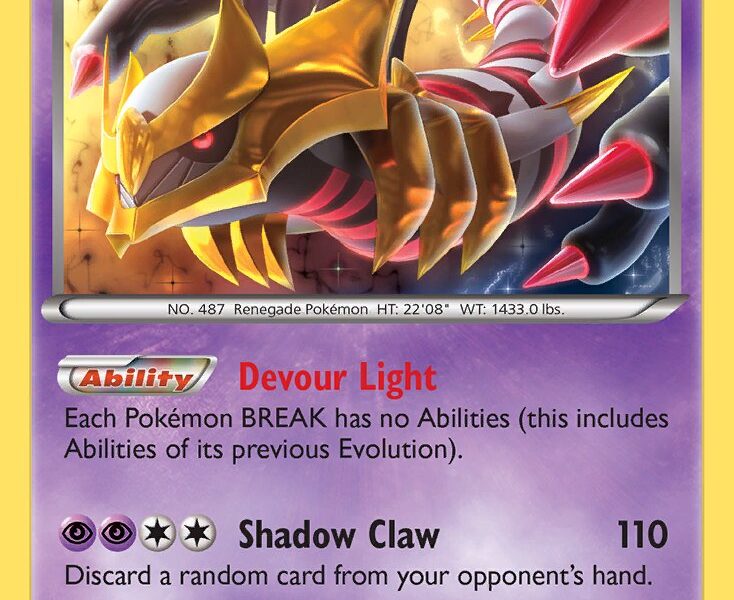 Giratina Pokemon Kaart