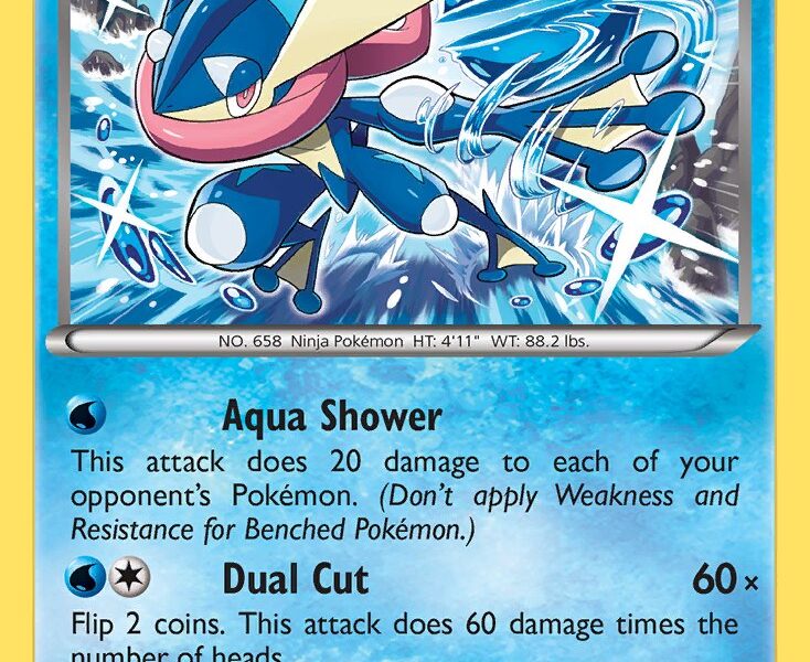 Greninja Pokemon Kaart