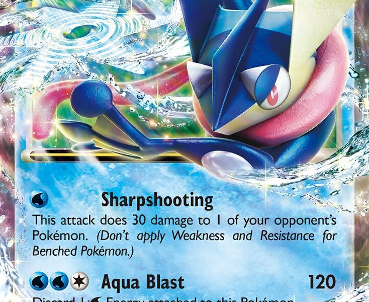 Greninja-EX Pokemon Kaart