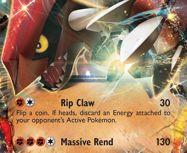 Groudon-EX Pokemon Kaart