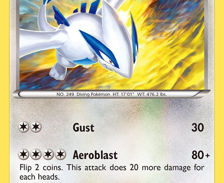 Lugia Pokemon Kaart