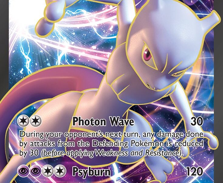 Mewtwo-EX Pokemon Kaart