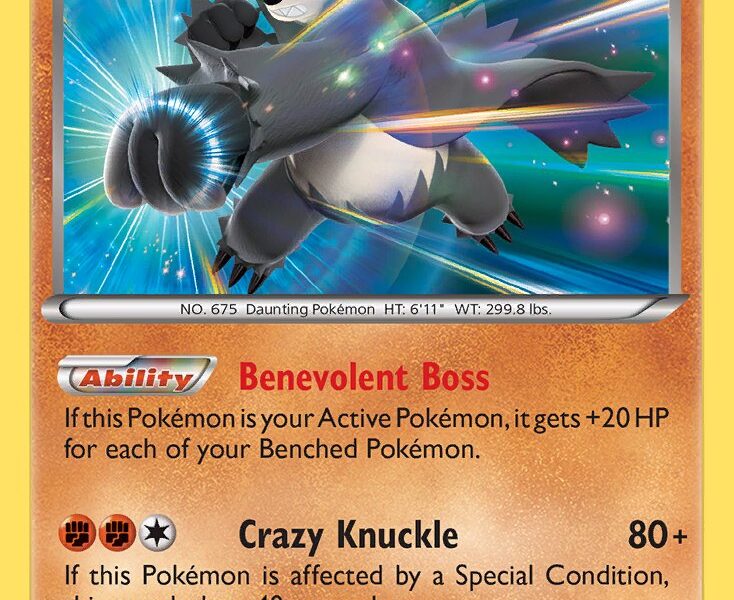 Pangoro Pokemon Kaart