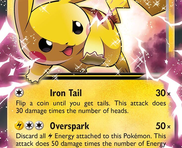 Pikachu-EX Pokemon Kaart