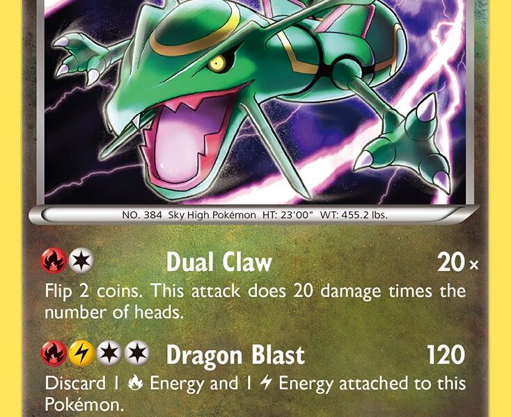 Rayquaza Pokemon Kaart
