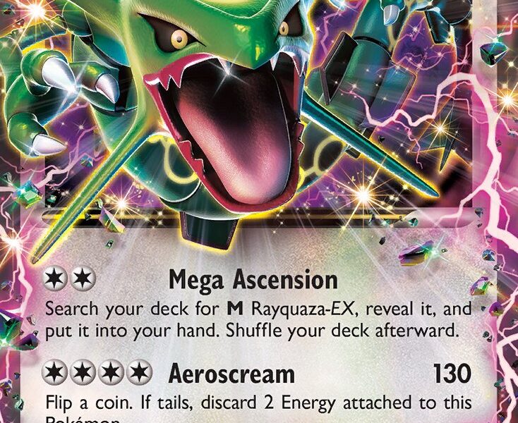 Rayquaza-EX Pokemon Kaart