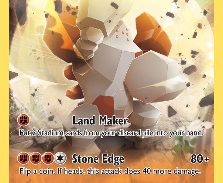 Regirock Pokemon Kaart