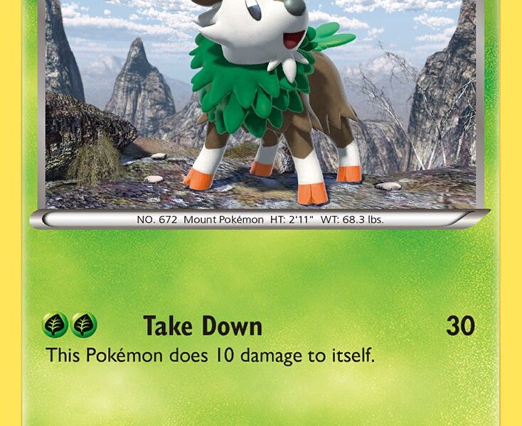 Skiddo Pokemon Kaart