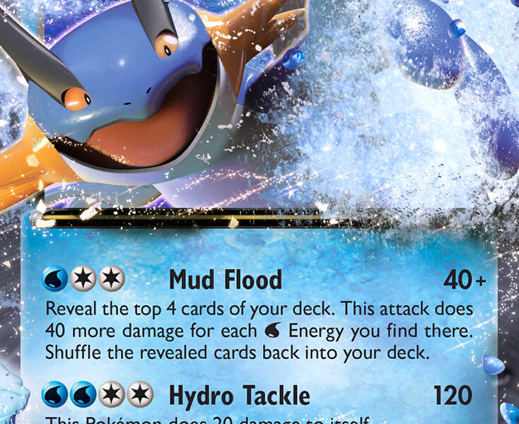 Swampert-EX Pokemon Kaart