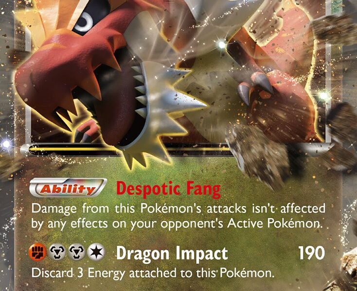 Tyrantrum-EX Pokemon Kaart