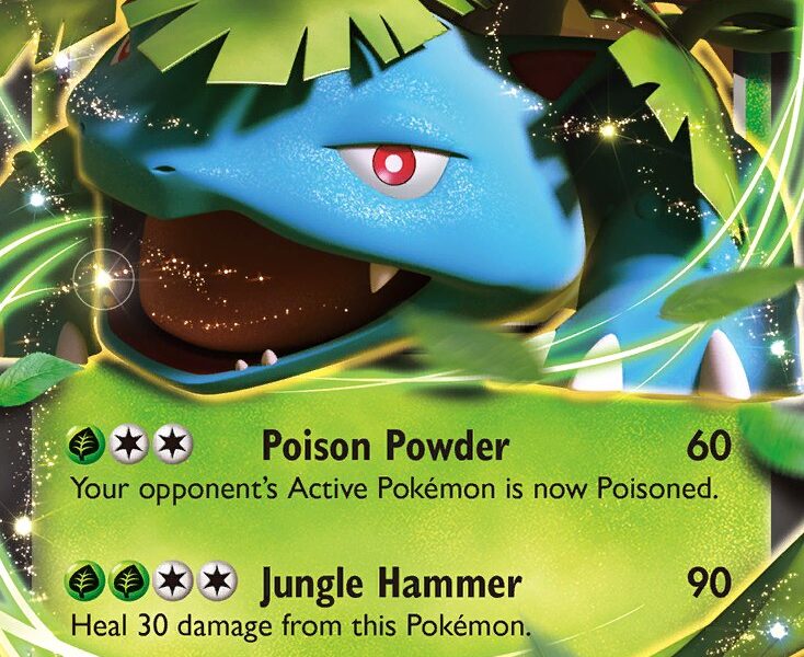 Venusaur-EX Pokemon Kaart