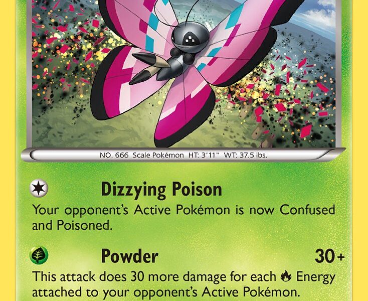 Vivillon Pokemon Kaart