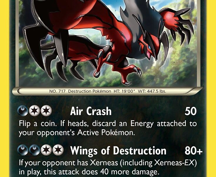 Yveltal Pokemon Kaart