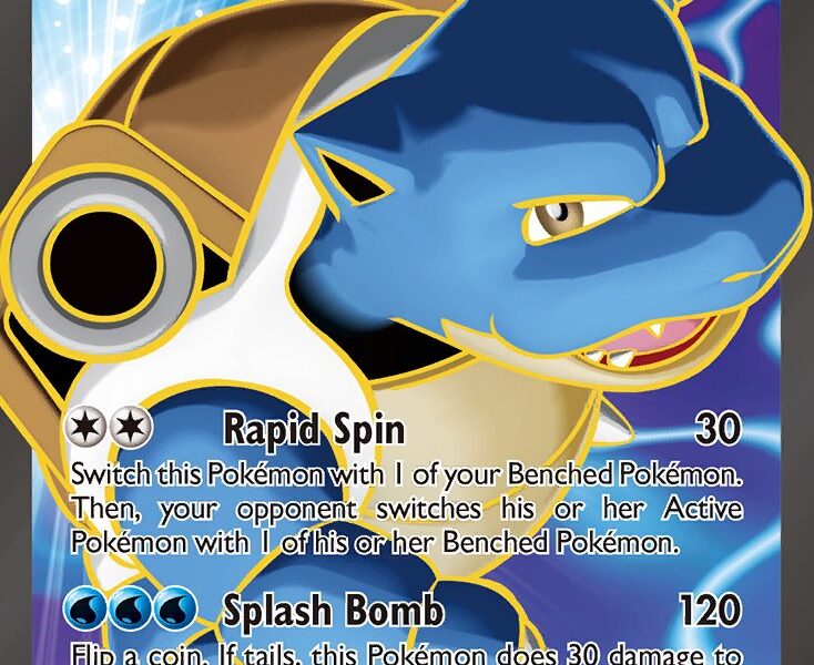 Blastoise-EX Pokemon Kaart