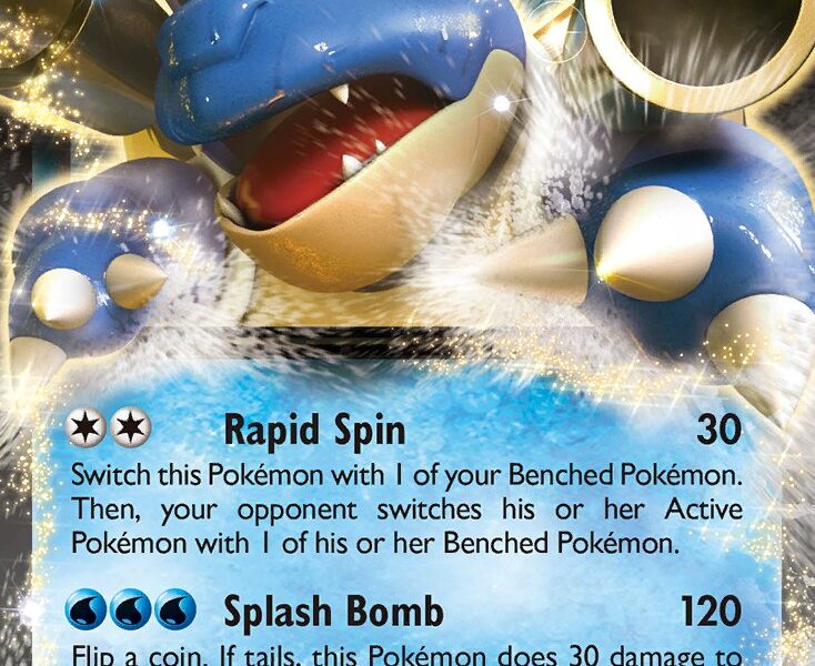 Blastoise-EX Pokemon Kaart