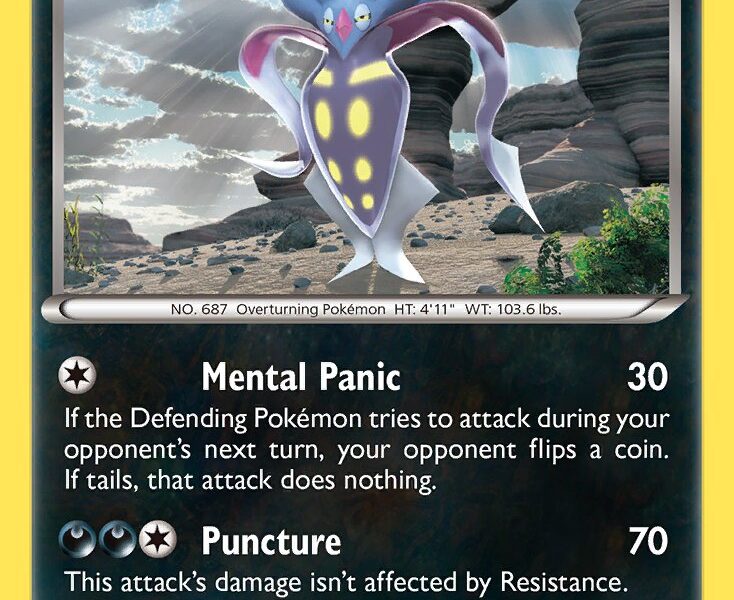 Malamar Pokemon Kaart