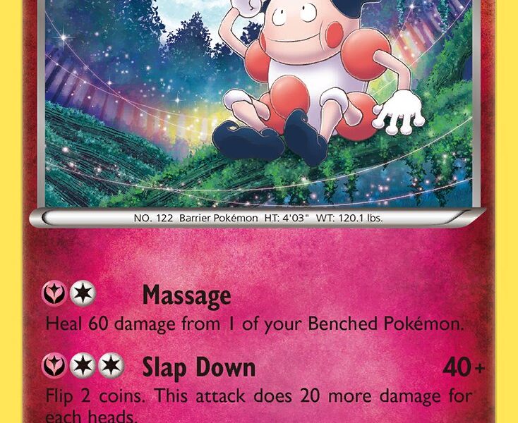 Mr. Mime Pokemon Kaart