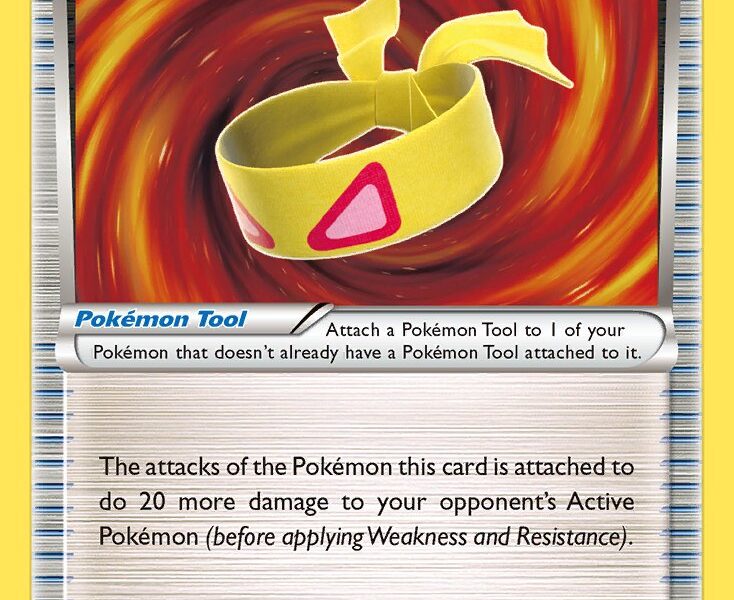 Muscle Band Pokemon Kaart