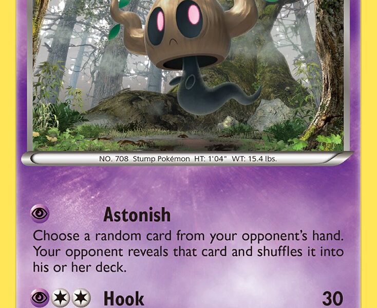 Phantump Pokemon Kaart