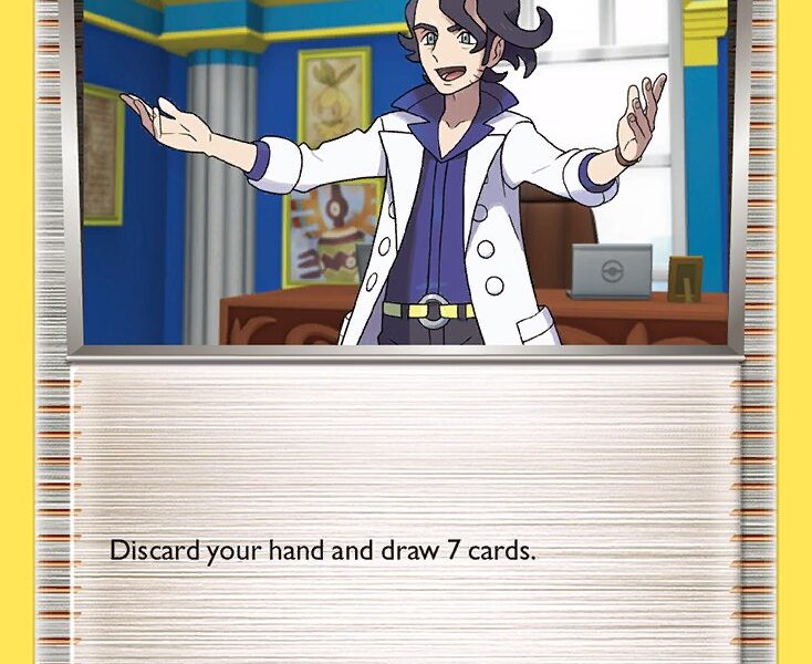 Professor Sycamore Pokemon Kaart