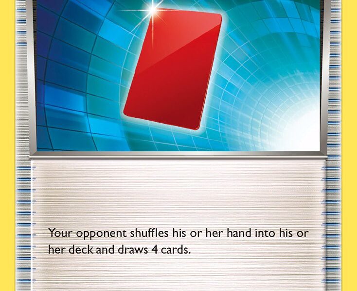 Red Card Pokemon Kaart