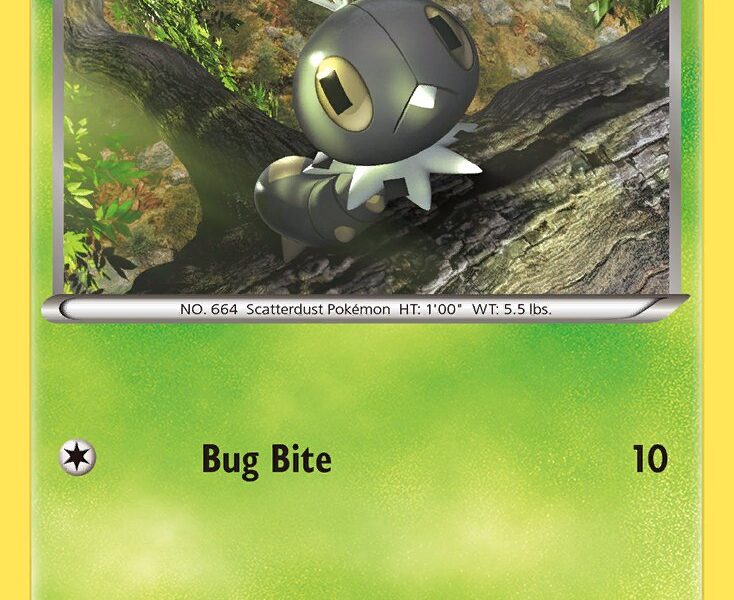 Scatterbug Pokemon Kaart