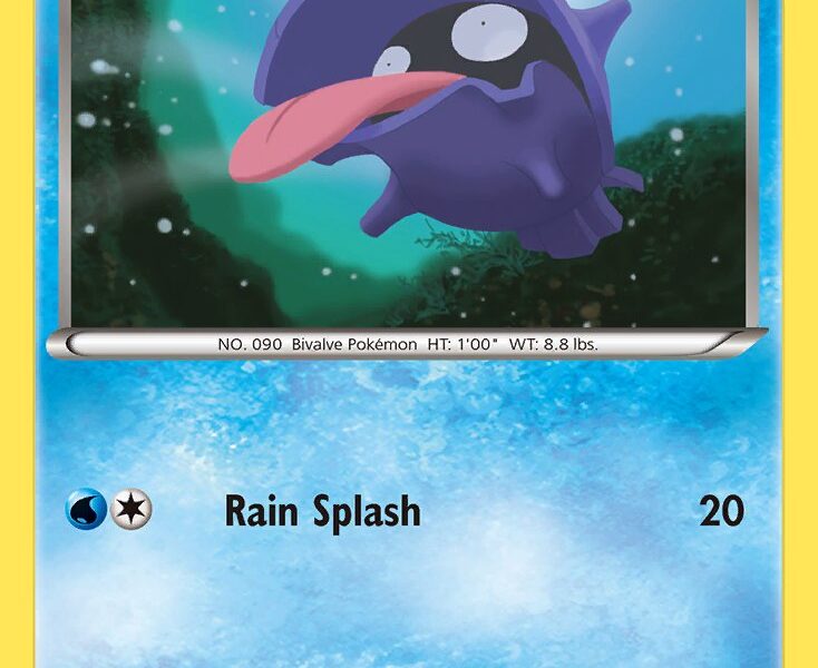 Shellder Pokemon Kaart