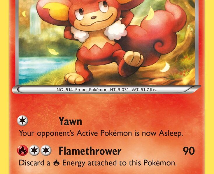 Simisear Pokemon Kaart