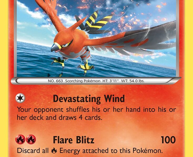 Talonflame Pokemon Kaart