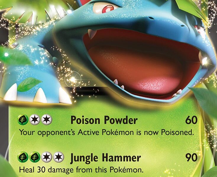 Venusaur-EX Pokemon Kaart