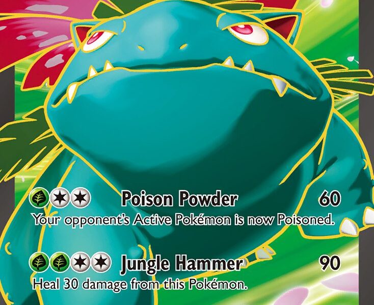 Venusaur-EX Pokemon Kaart
