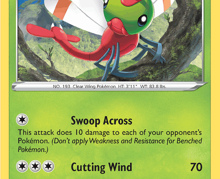 Yanma Pokemon Kaart