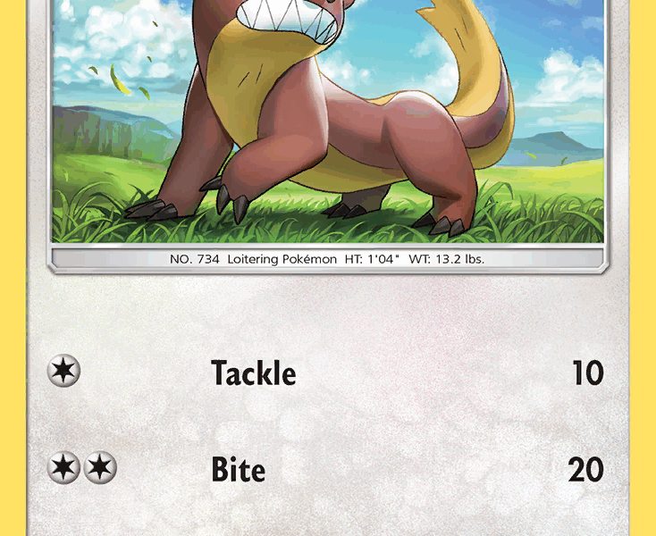 Yungoos Pokemon Kaart