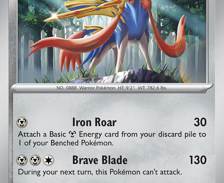 Zacian Pokemon Kaart