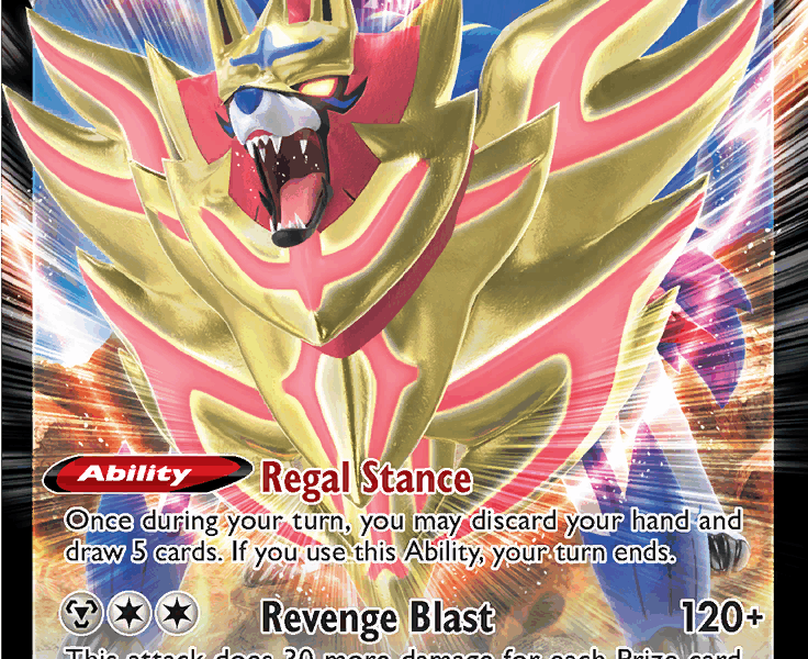 Zamazenta V Pokemon Kaart