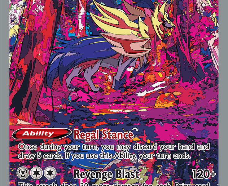 Zamazenta V Pokemon Kaart