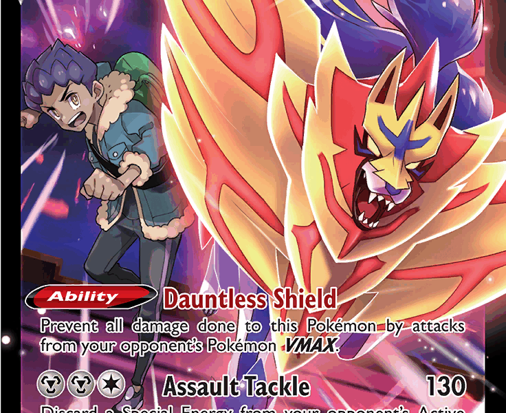 Zamazenta V Pokemon Kaart
