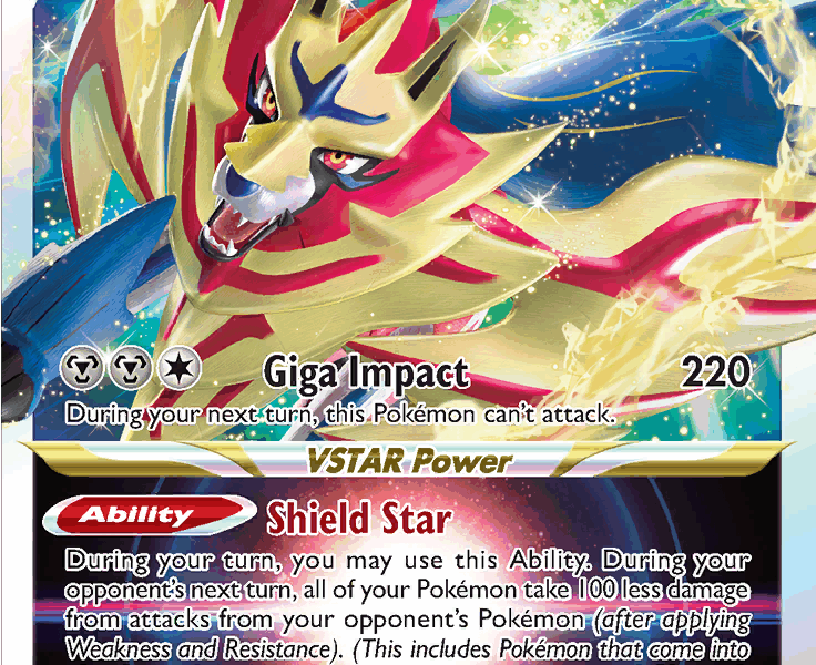 Zamazenta VSTAR Pokemon Kaart