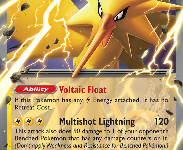 Zapdos ex Pokemon Kaart