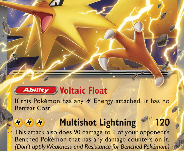 Zapdos ex Pokemon Kaart