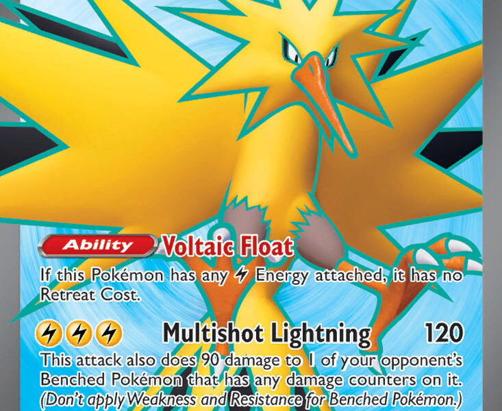 Zapdos ex Pokemon Kaart