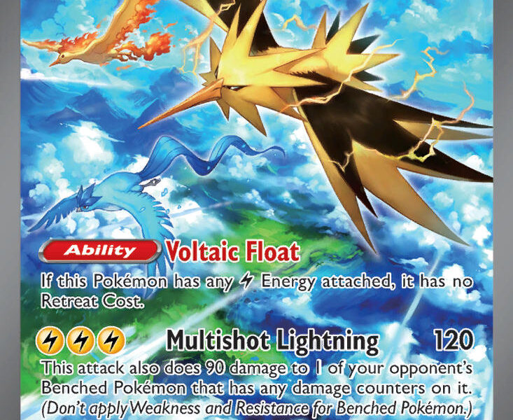 Zapdos ex Pokemon Kaart
