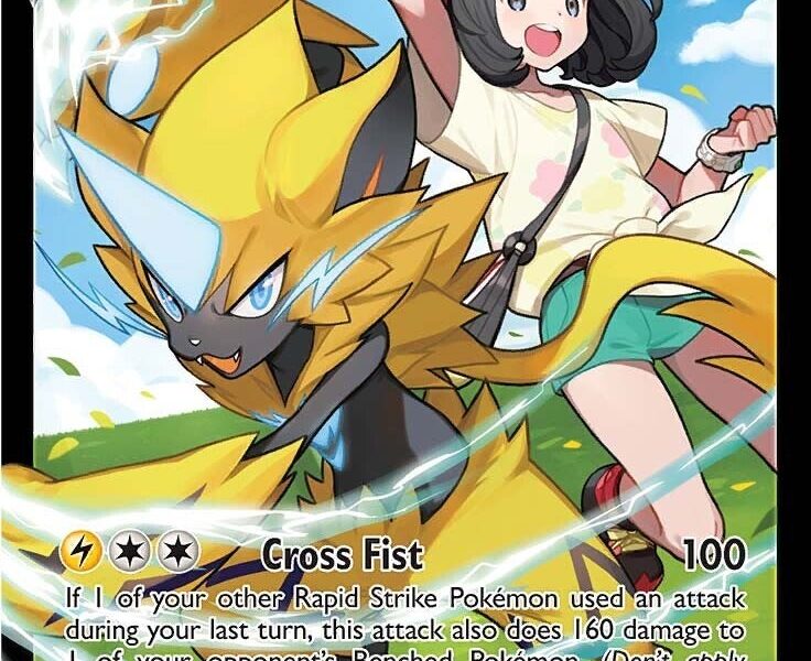 Zeraora V Pokemon Kaart